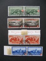 PP 1945 Satz Paare waagrecht gestempelt