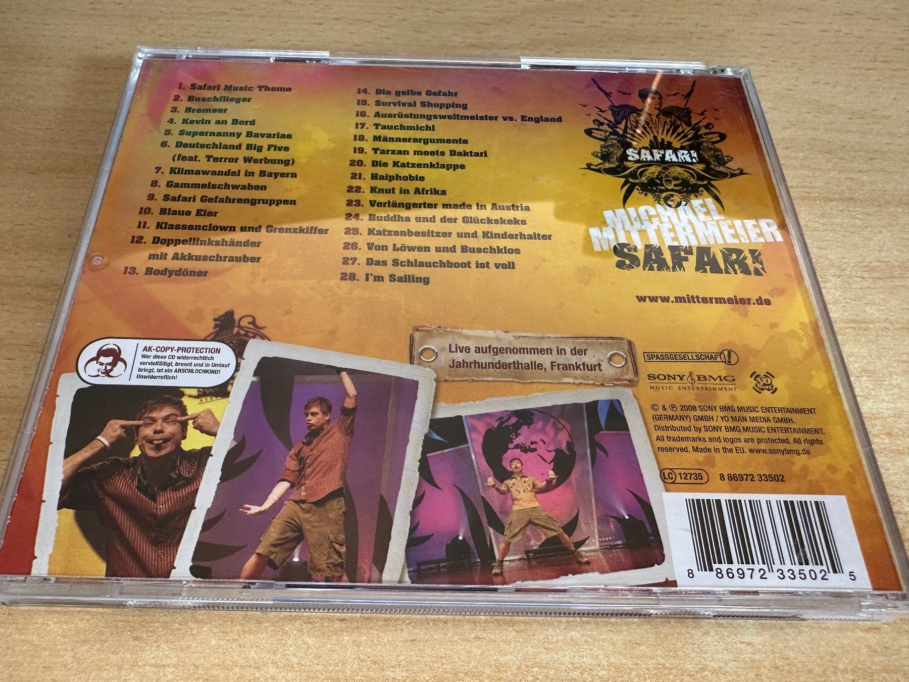 CDs: P4 Michael Mittermeier – Safari – Gebraucht aus Rikon im Tösstal von Alpenmutz 1