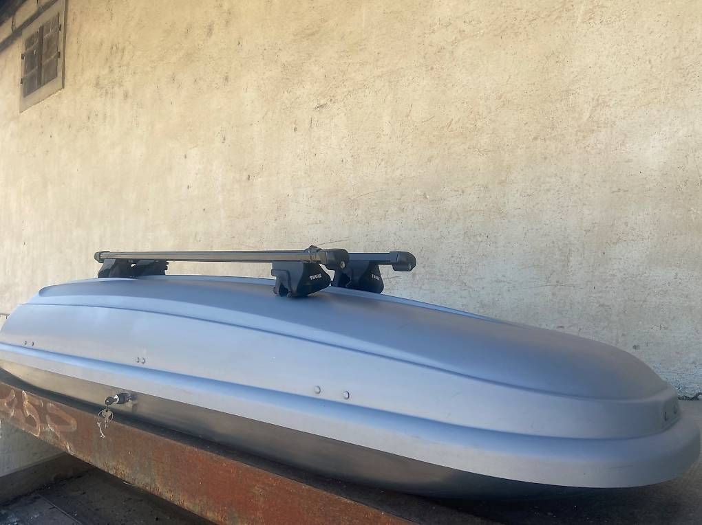 Box da tetto: XL Dachox Thule Ocean 500 mit oder ohne Träger – Usato da Leuzigen venduto da Doppelrad 2
