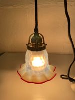 lampe ancienne suspendue (tulipe)