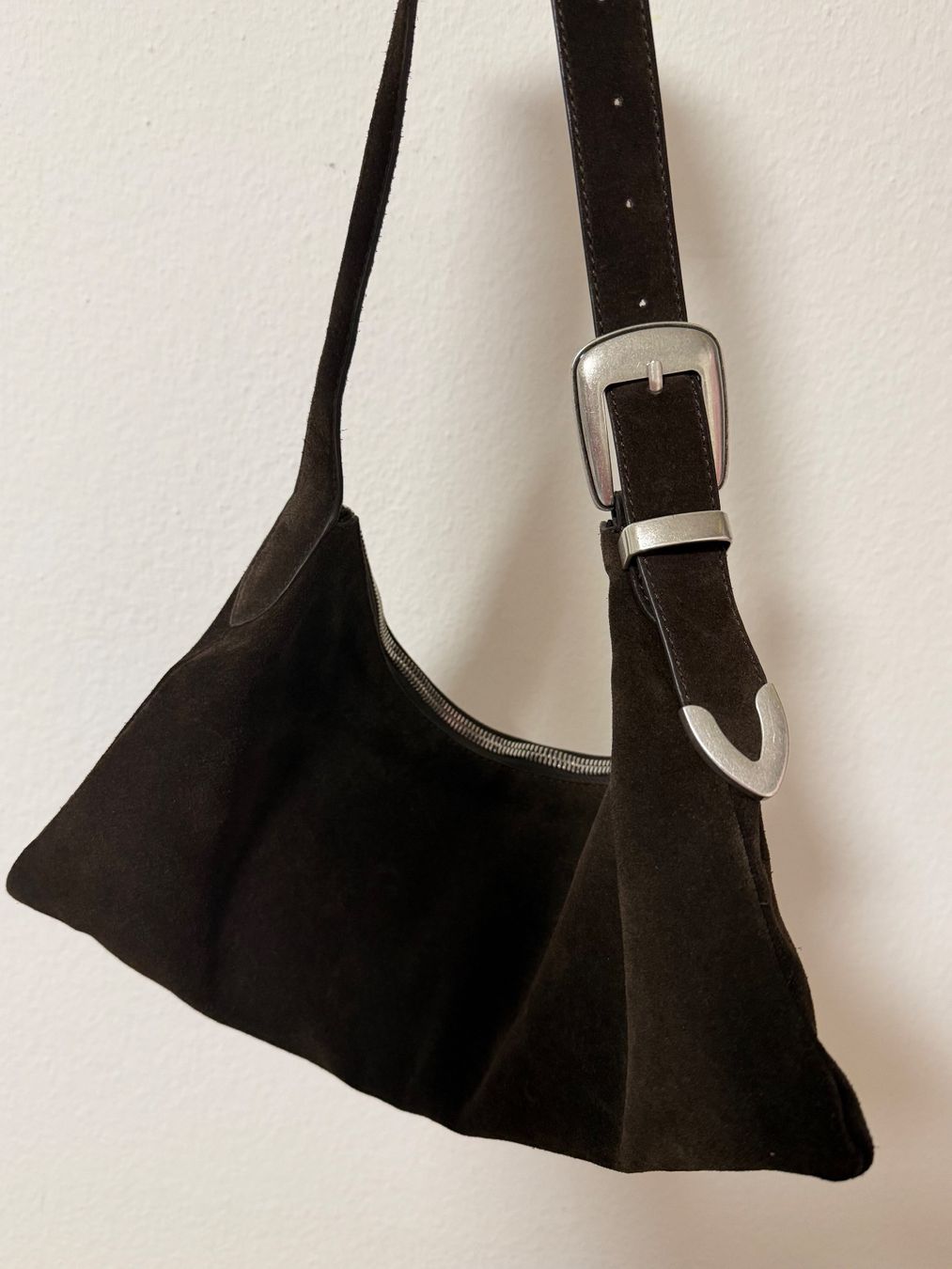 Massimo Dutti Borse da donna: Massimo Dutti Braune Suede Tasche – Nuovo (secondo la descrizione) da Basel venduto da iulia_haul 1