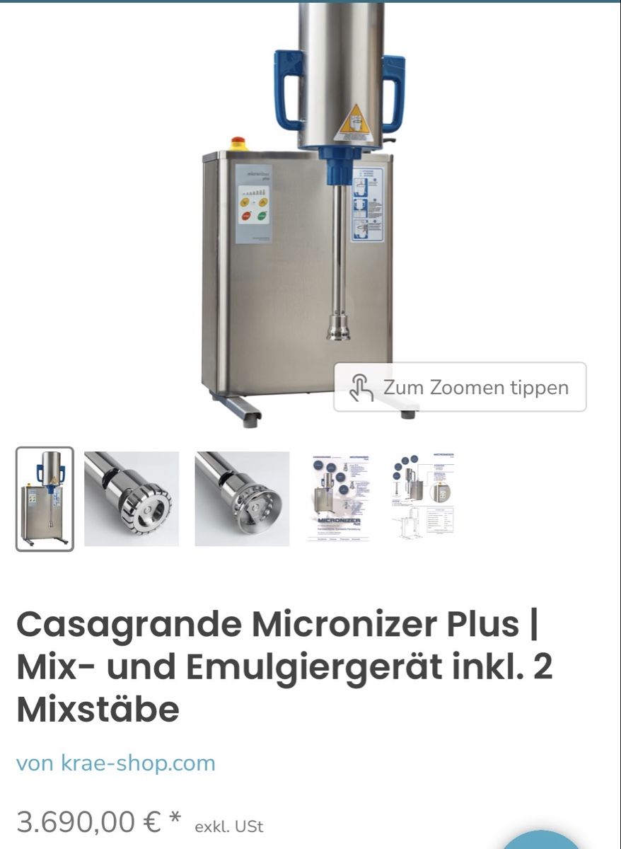 Küchengeräte: Casagrande Micronizer Plus mit Zubehör – Gebraucht aus Zuchwil von Bluejay79 9