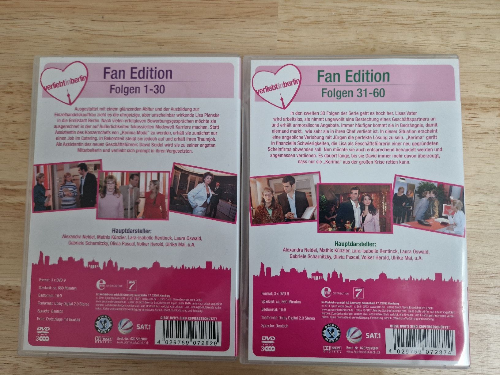 Alle DVDs: Verliebt in Berlin - DVD Box 1 + 2 – Gebraucht aus Strengelbach von Nessi92 2