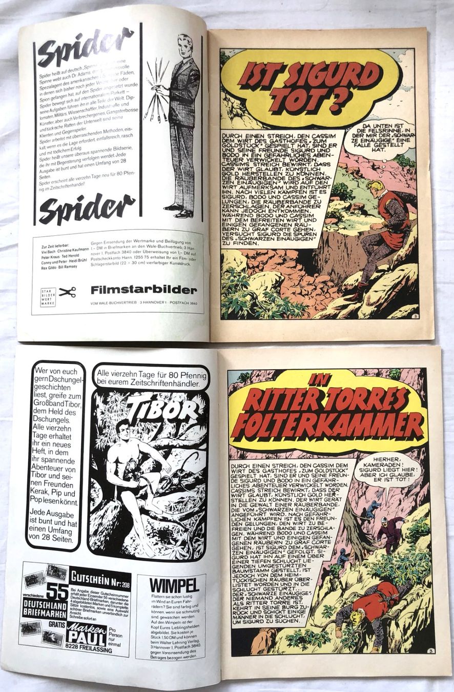 Comics: SIGURD - 4x Hefte - Nr.253-256 - Lehning Verlag – Gebraucht aus Schaffhausen von durruti 3