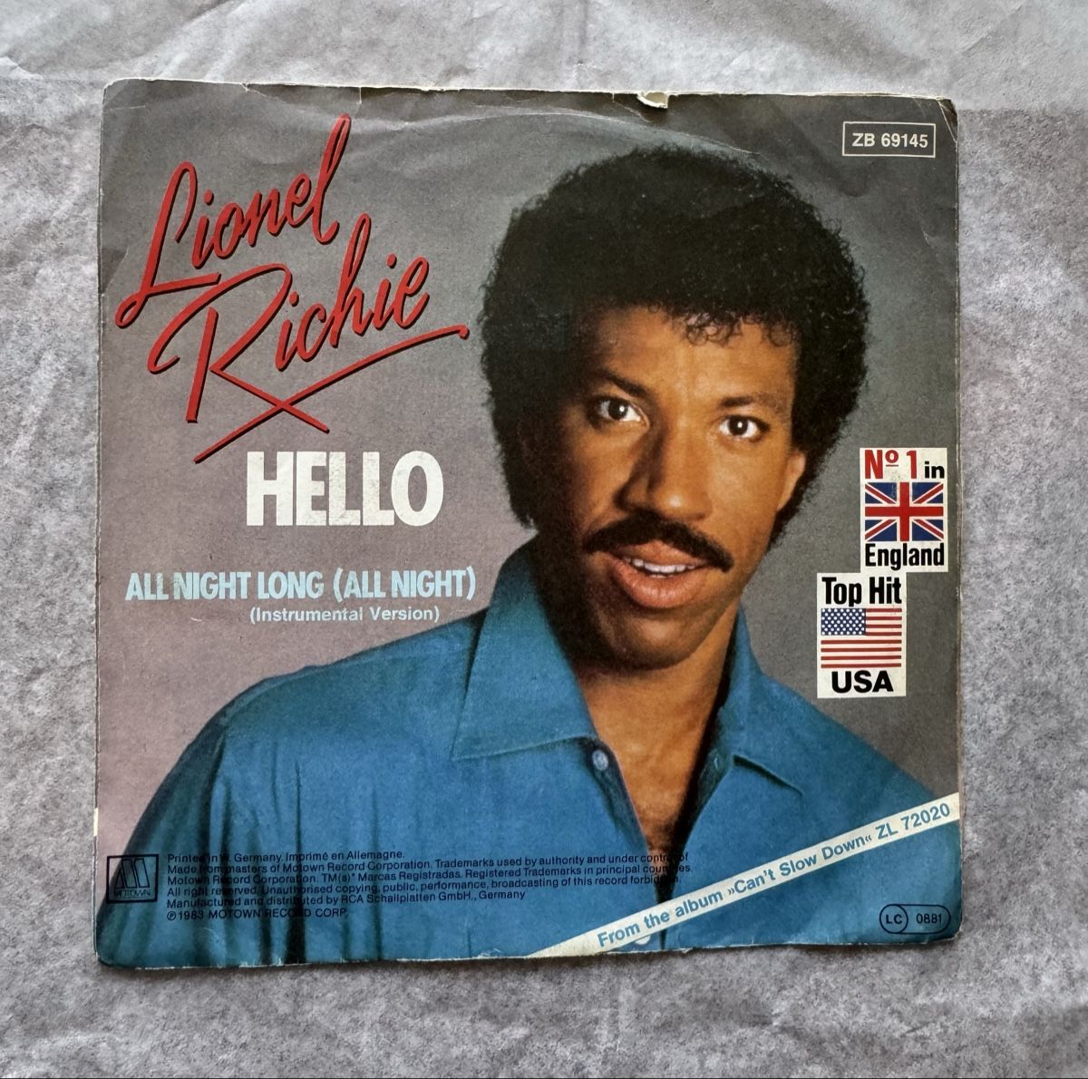 Dischi in vinile: Lionel Richie - Hello - 7" Single - 80s – Usato da Rorbas venduto da BlackstarRecords