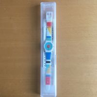 Swatch Uhr bunt Sommer Design Swiss Made Rarität