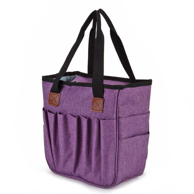 Kreuzstich Tasche 40x31cm - Stickprojekt Tasche Mit Mehreren Fächern 600D Oxford