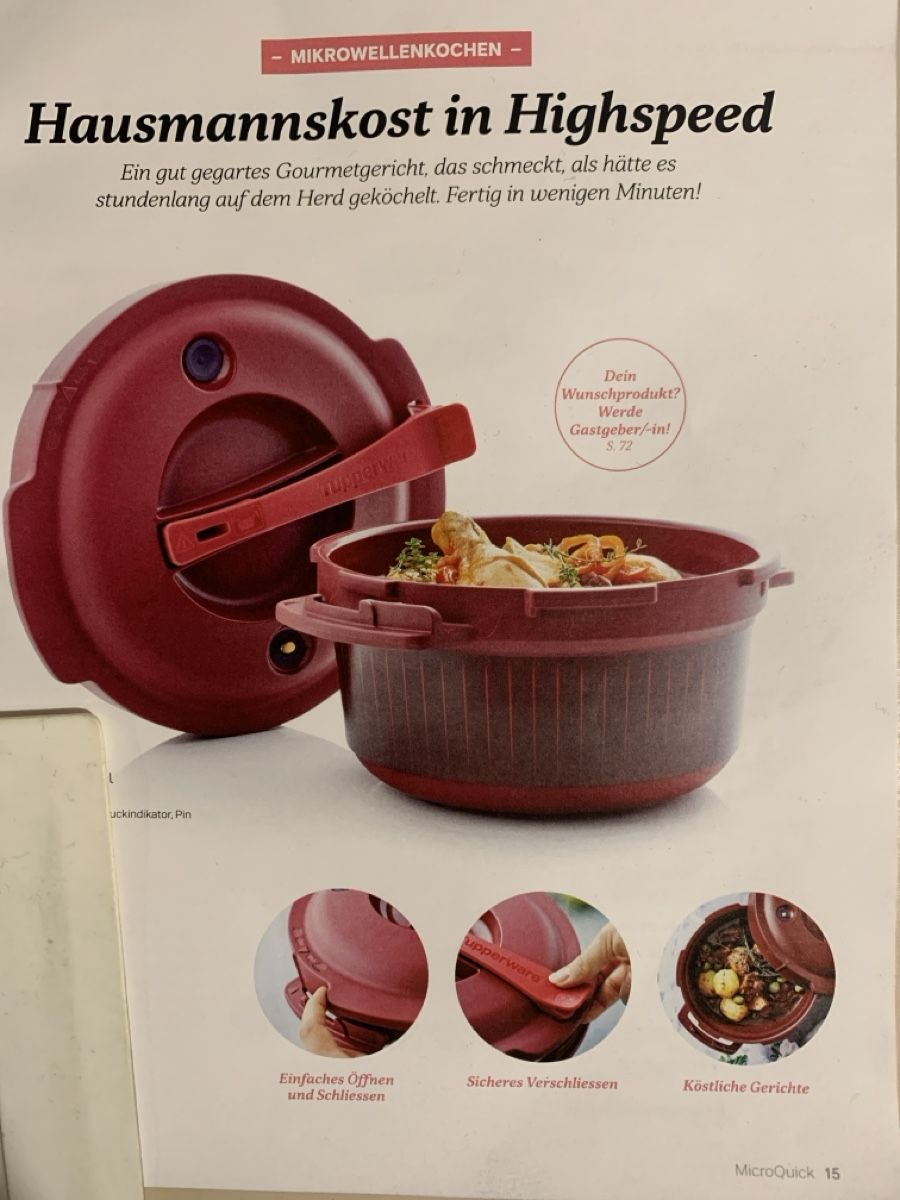 Tupperware Küchengeräte: Tupperware Mikrowellen Schnellkochtopf – Neu und originalverpackt aus Bonaduz von Schnueff0 1