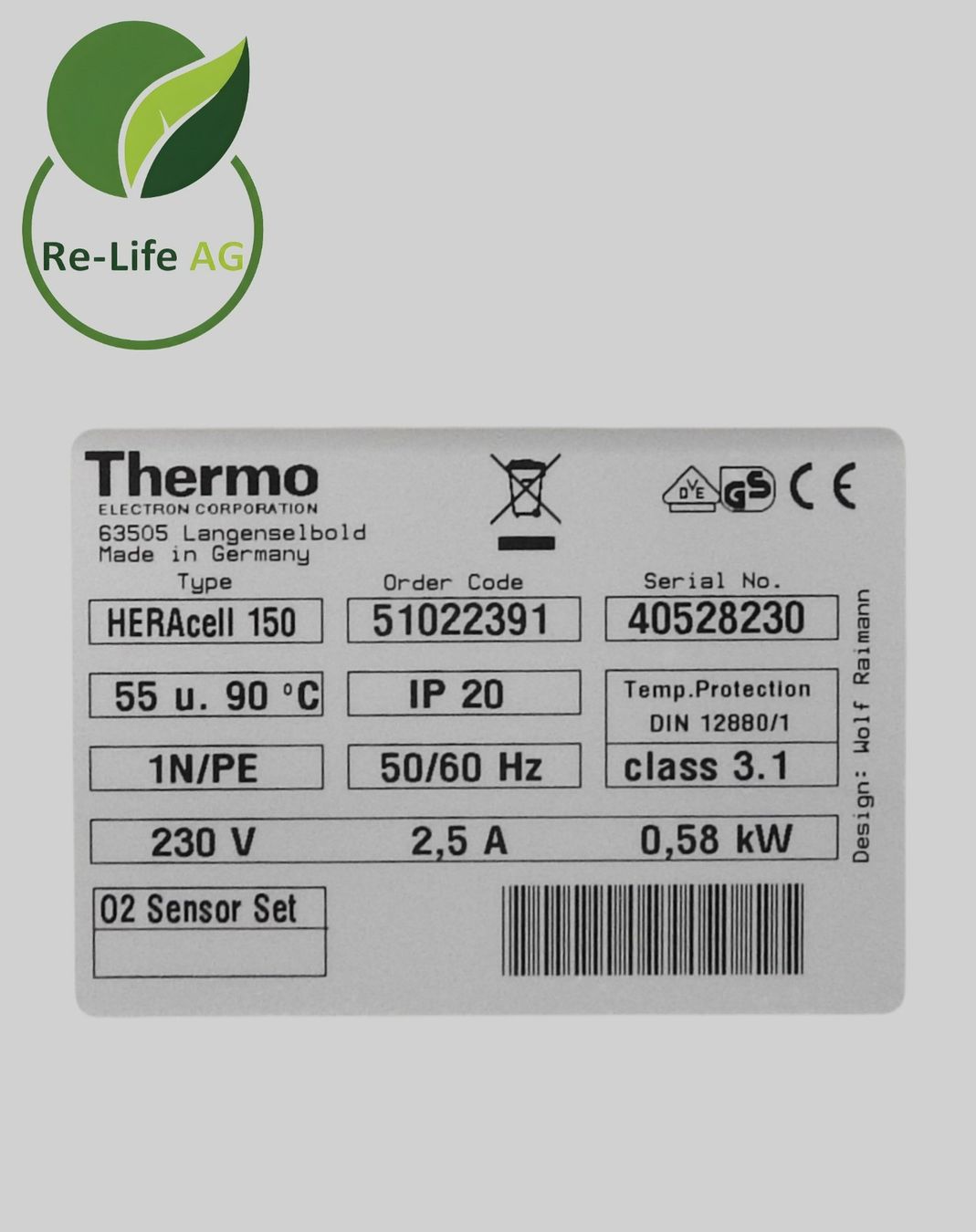 Sonstiges Tierzubehör: Thermo HERAcell 150 CO₂ Cell Incubator – Gebraucht aus Reinach BL von Re-LifeAG_Labor 9