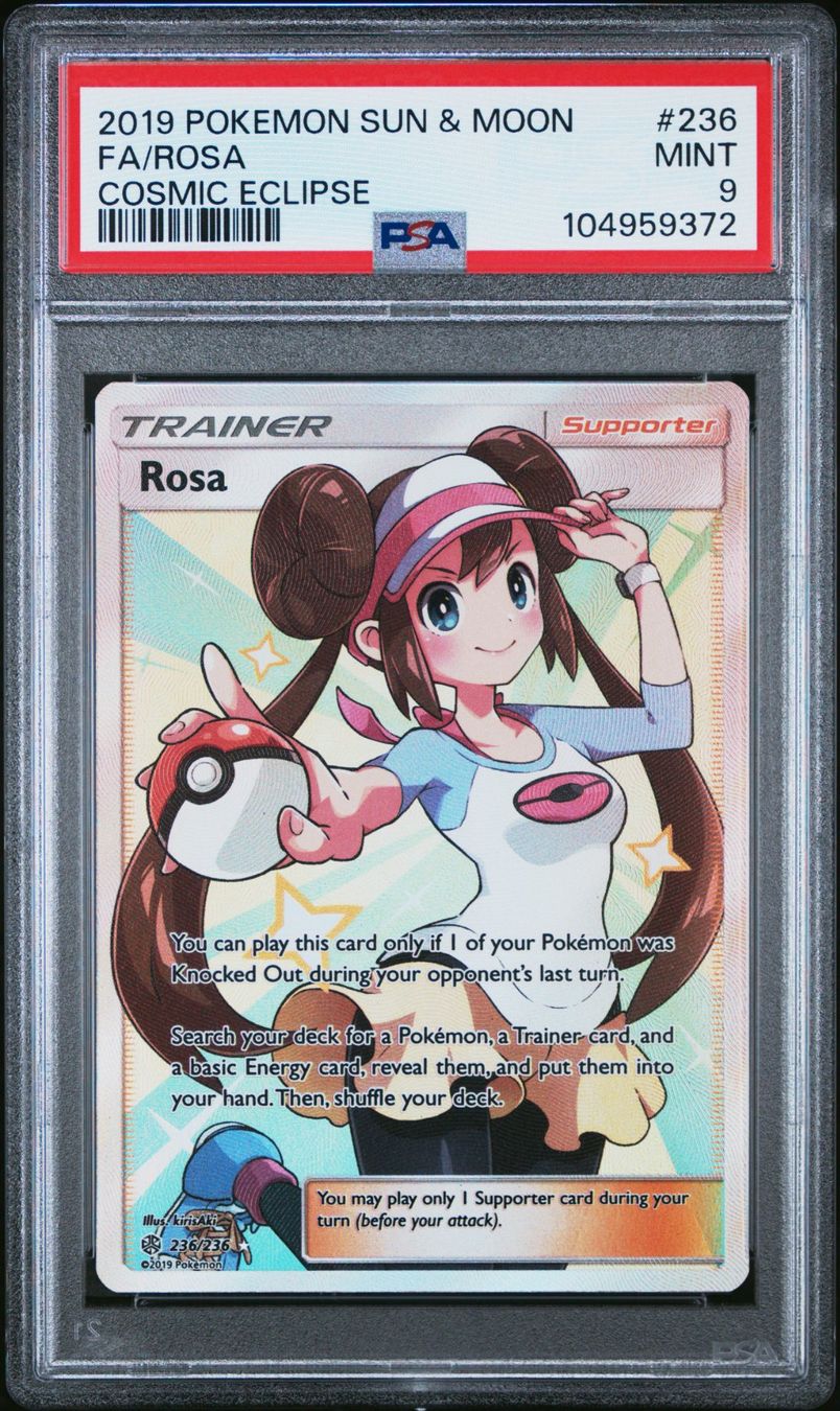 Pokémon Carte collezionabili: Pokemon Rosa Full Art 236/236 Cosmic Eclipse - PSA 9 MINT – Usato da Erstfeld venduto da PokeSandero