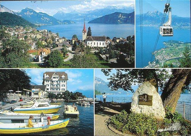 Cartes postales: WEGGIS Luftseilbahn – D'occasion à Jona par philajona