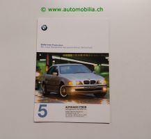 BMW 5er-Reihe E39 540i Protection 1997/02 Prospekt deutsch