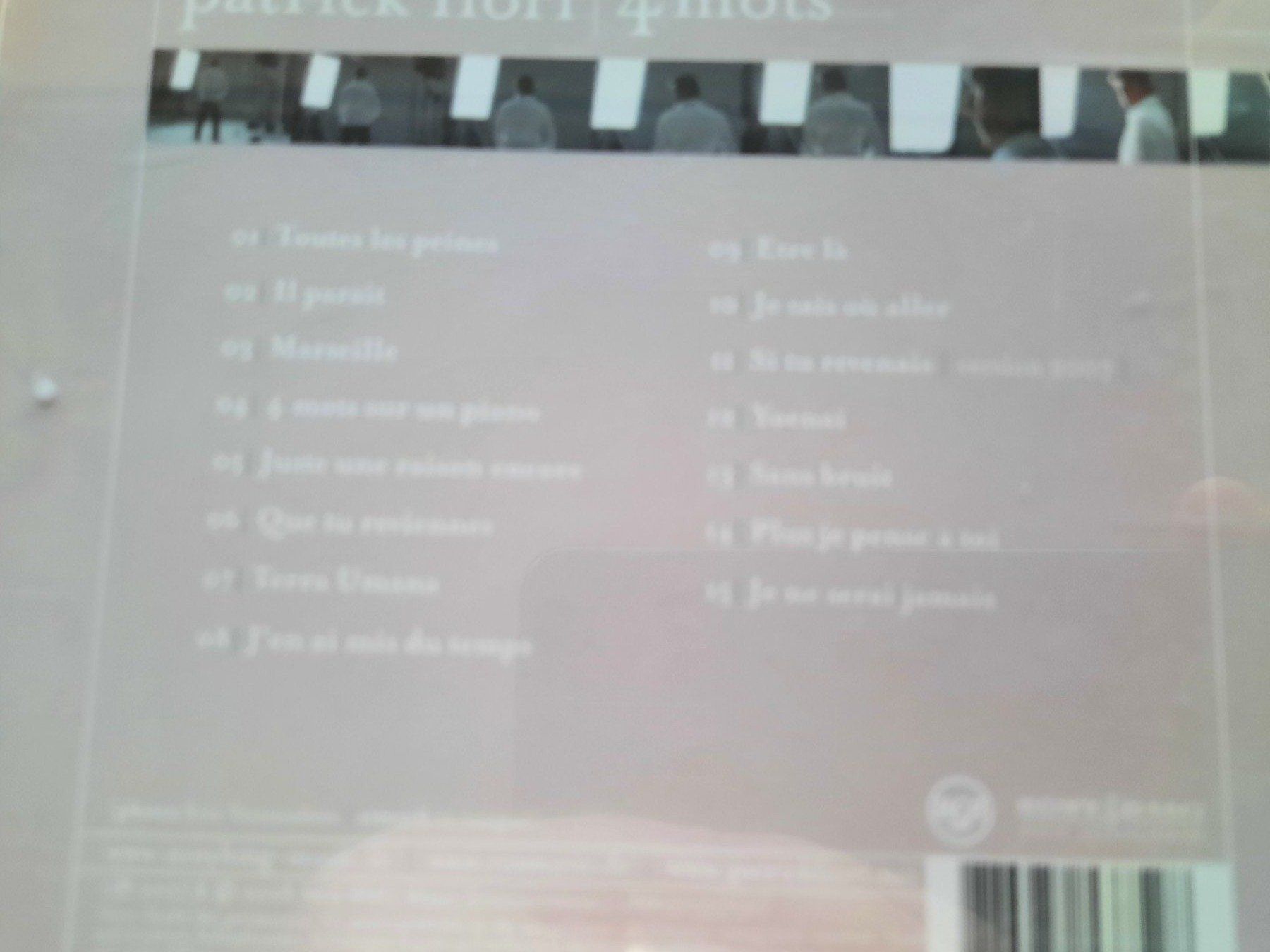 CD: CD Patrick Fiori - 4 mots – Usato da Pully venduto da bro_n52j 3