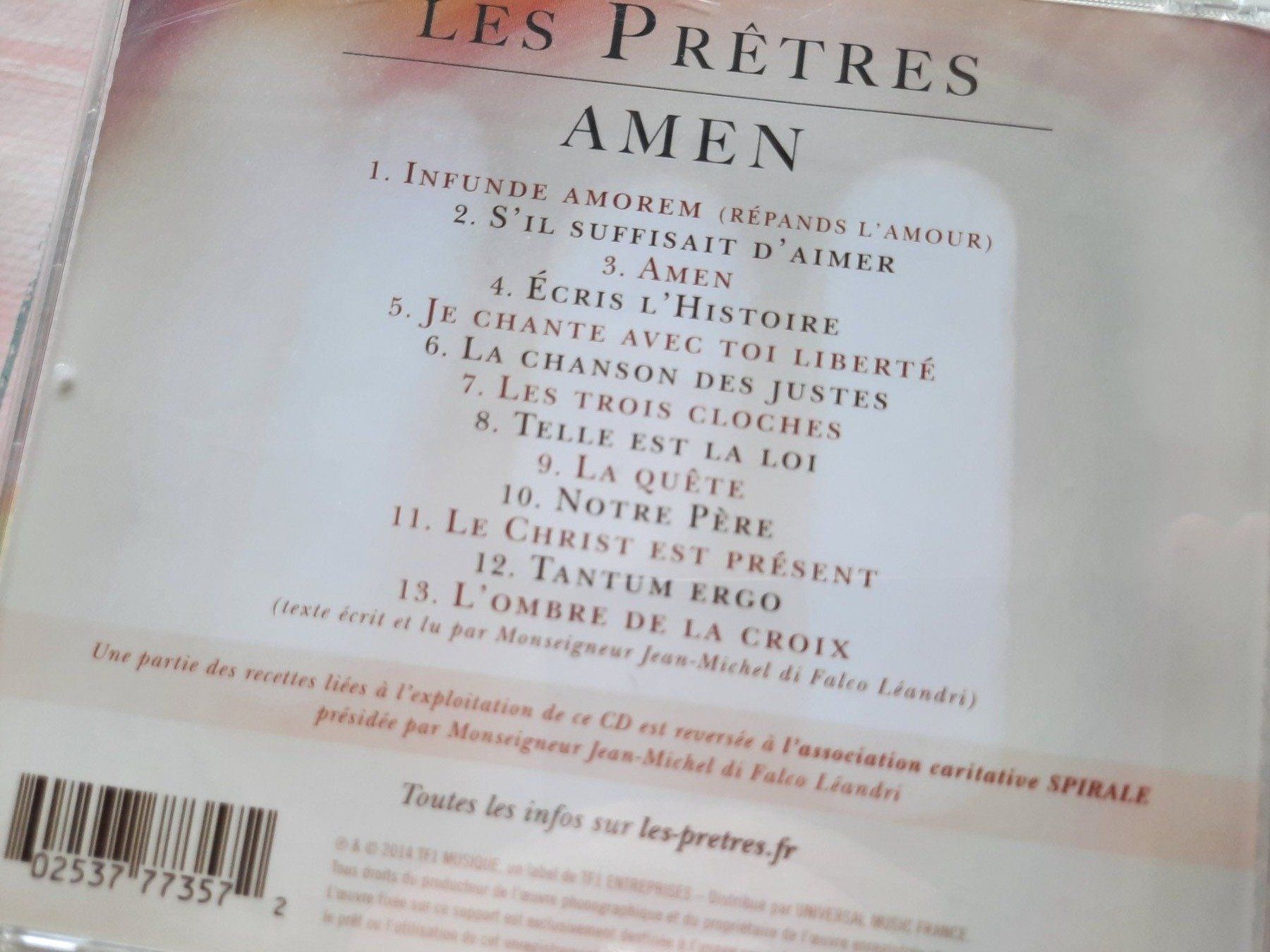 CDs: CD Les prêtres - Amen – D'occasion à Pully par bro_n52j 2