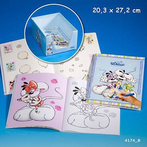 Libri: Diddl Malbuch mit Glitzerstickern NEU – Nuovo e nell'imballaggio originale da Lausen venduto da Diddlshop