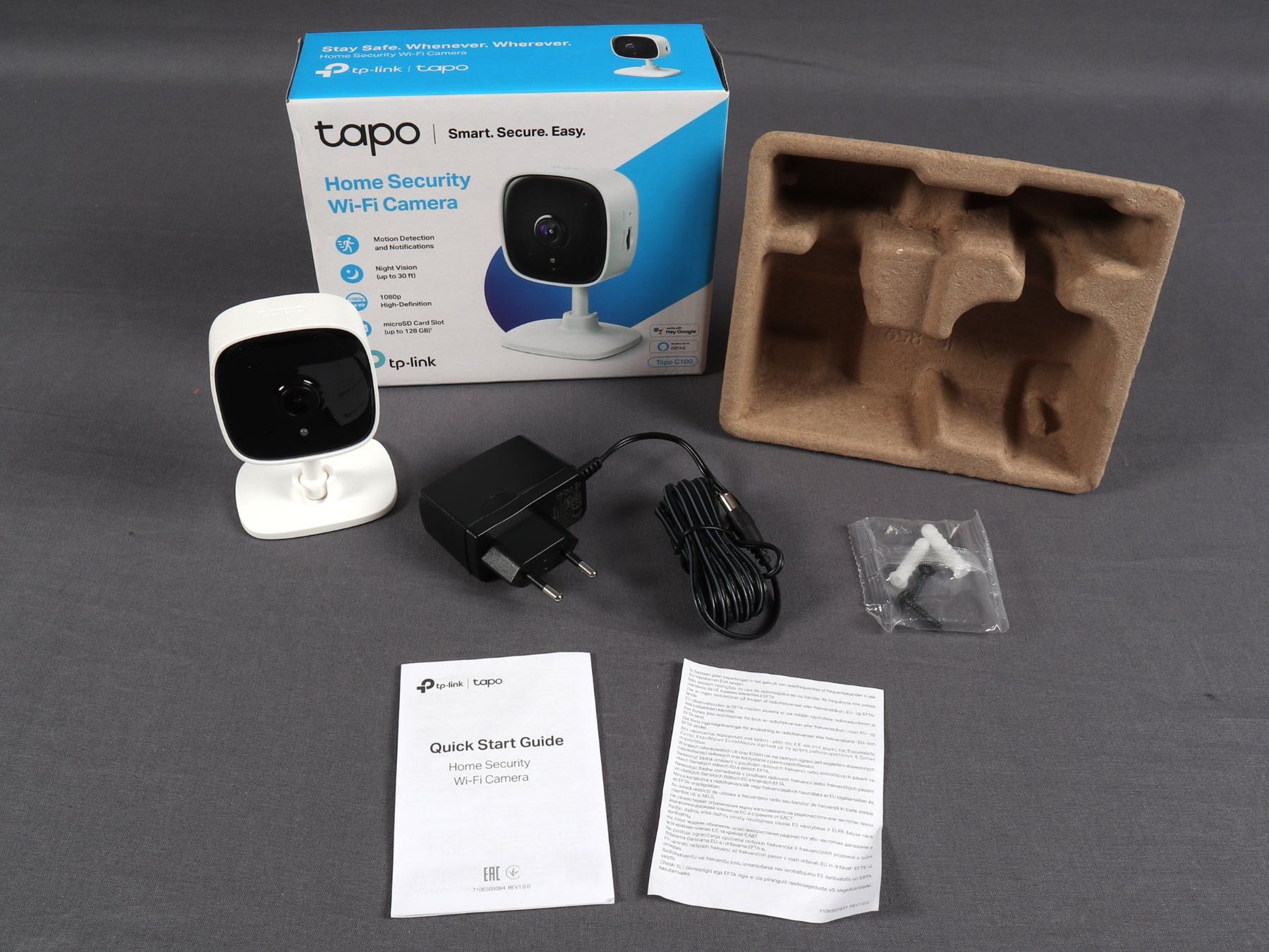 Sistemi d'allarme: TAPO  C100 HOME Security Wifi Camera – Nuovo (secondo la descrizione) da Steinen venduto da Restwert_Steinen