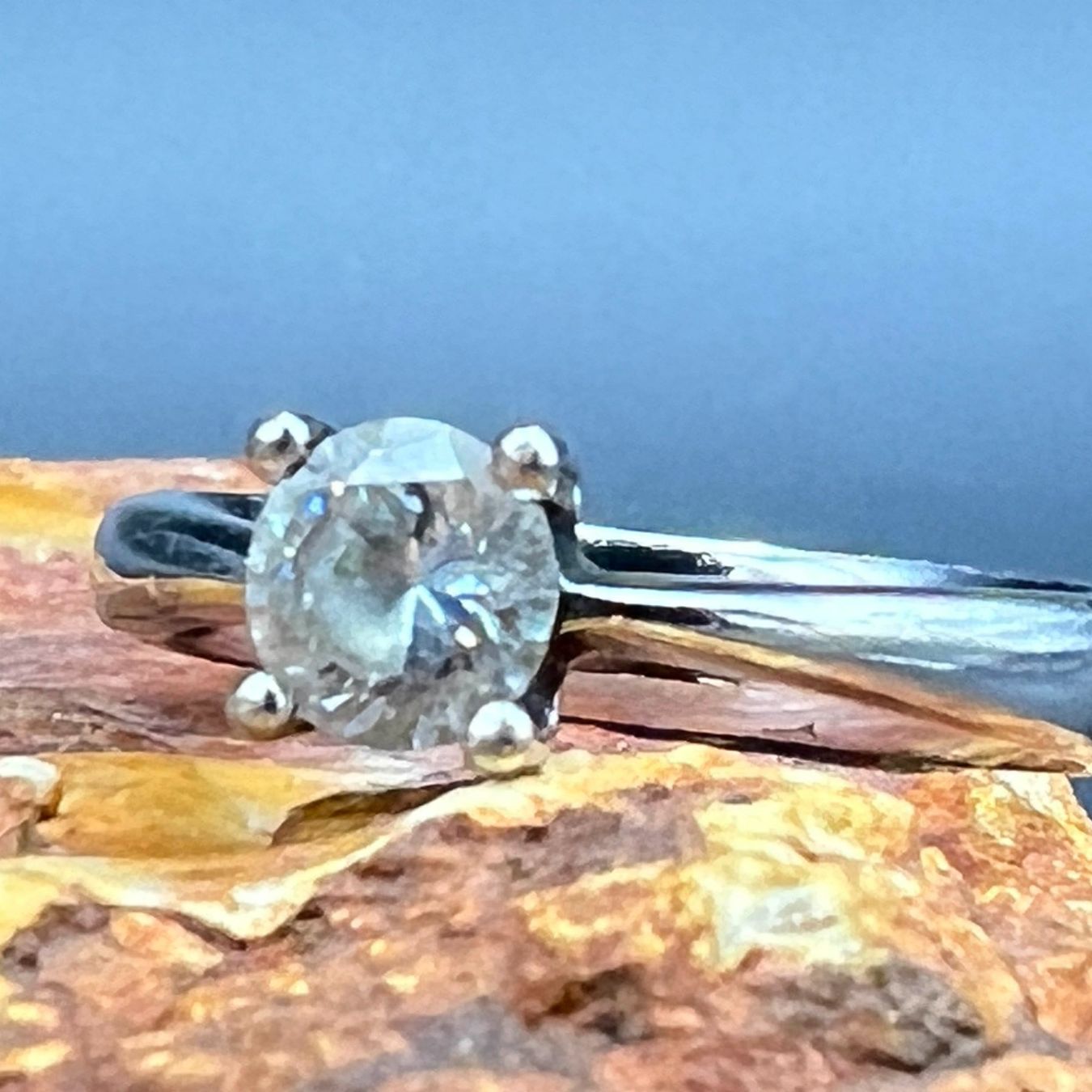 Anelli: Ring Silber 925 mit kleinem Stein, Gr. 60 – Usato da Häusernmoos venduto da Schmuckchratli 8
