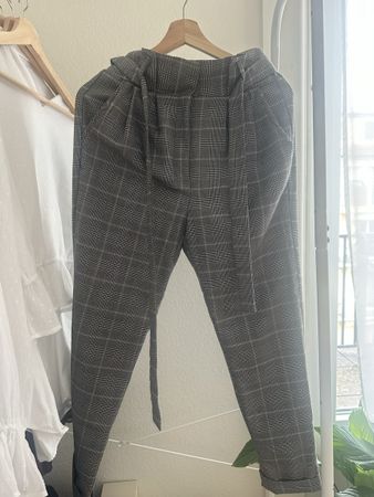 Pantalon gris carreaux, H&M taille XS