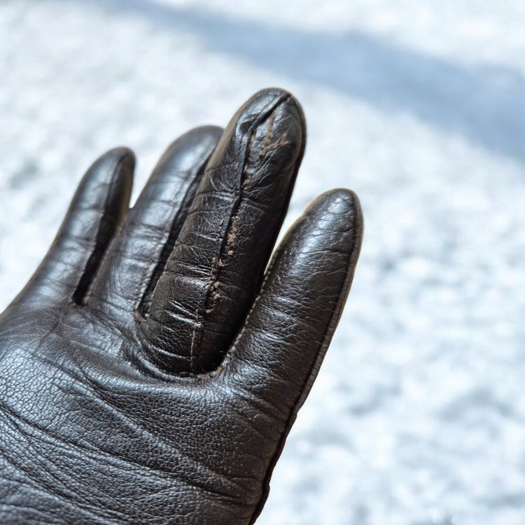 Gants & mitaines : Lederhandschuhe Gr. S, Vintage, dunkel braun – D'occasion à Bern par nan_cqg8 5