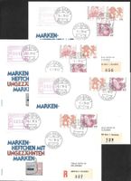 4 R-FDC Serie 595H3I-598H4 10 Werte aus Markenheft 5.1.1979