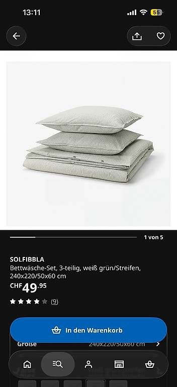 Biancheria da letto: Bettwäsche-Set (3 Stück) – Usato da Bern venduto da ilariamaria 4