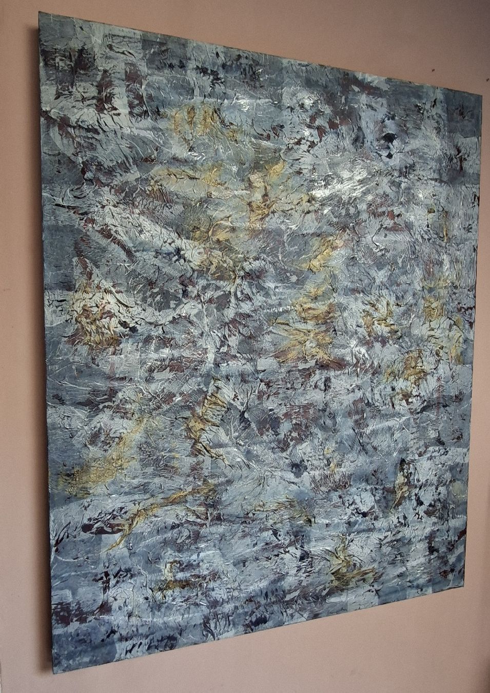 Dipinti: Gemälde " Eiszeit der Gefühle" handmade 80×100×4 – Nuovo (secondo la descrizione) da Riehen venduto da Steinbock1970 1