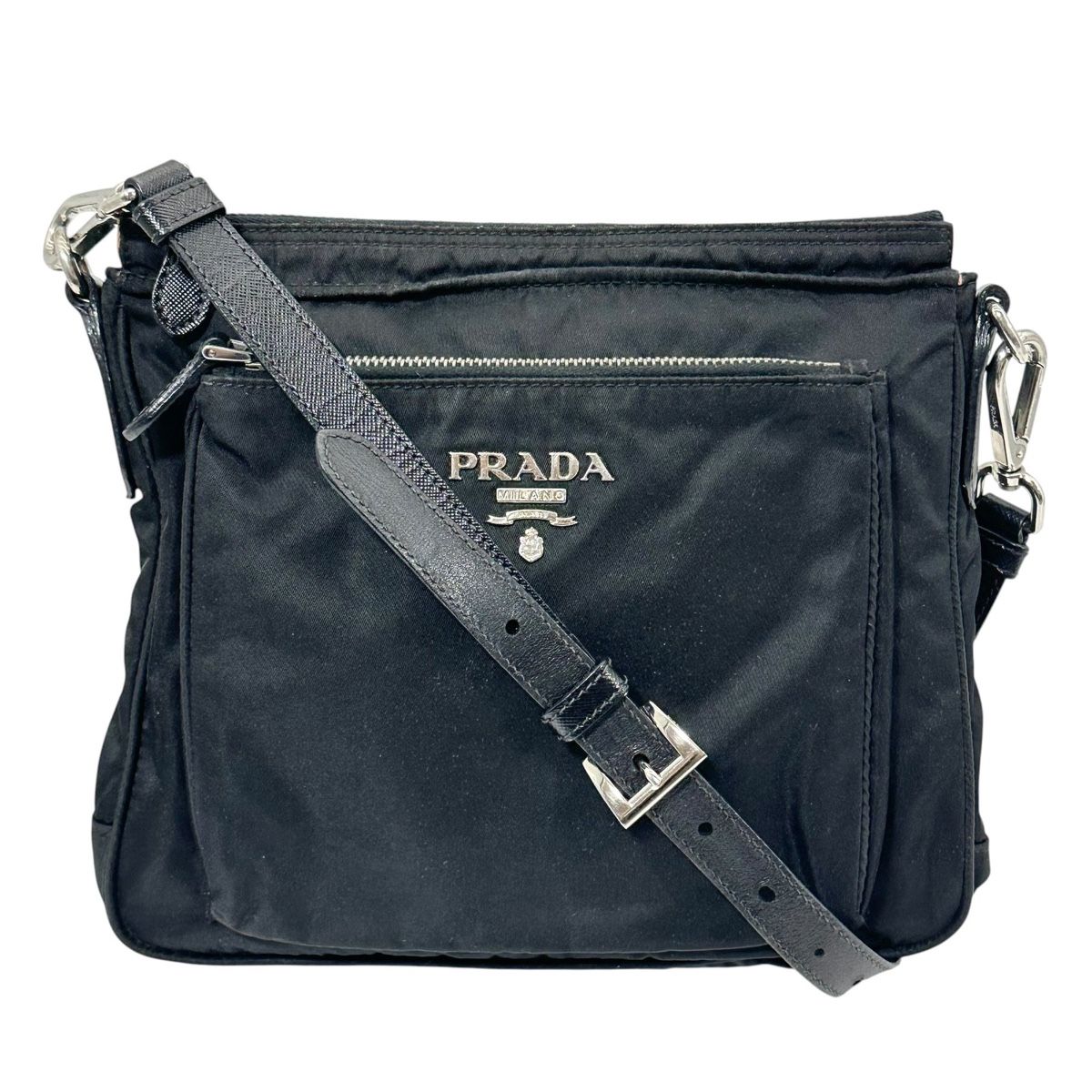 Prada Taschen: Prada Tessuto Nylon Shoulder Bag Black Good Condition – Gebraucht aus Buchrain von Mr.Kim 7