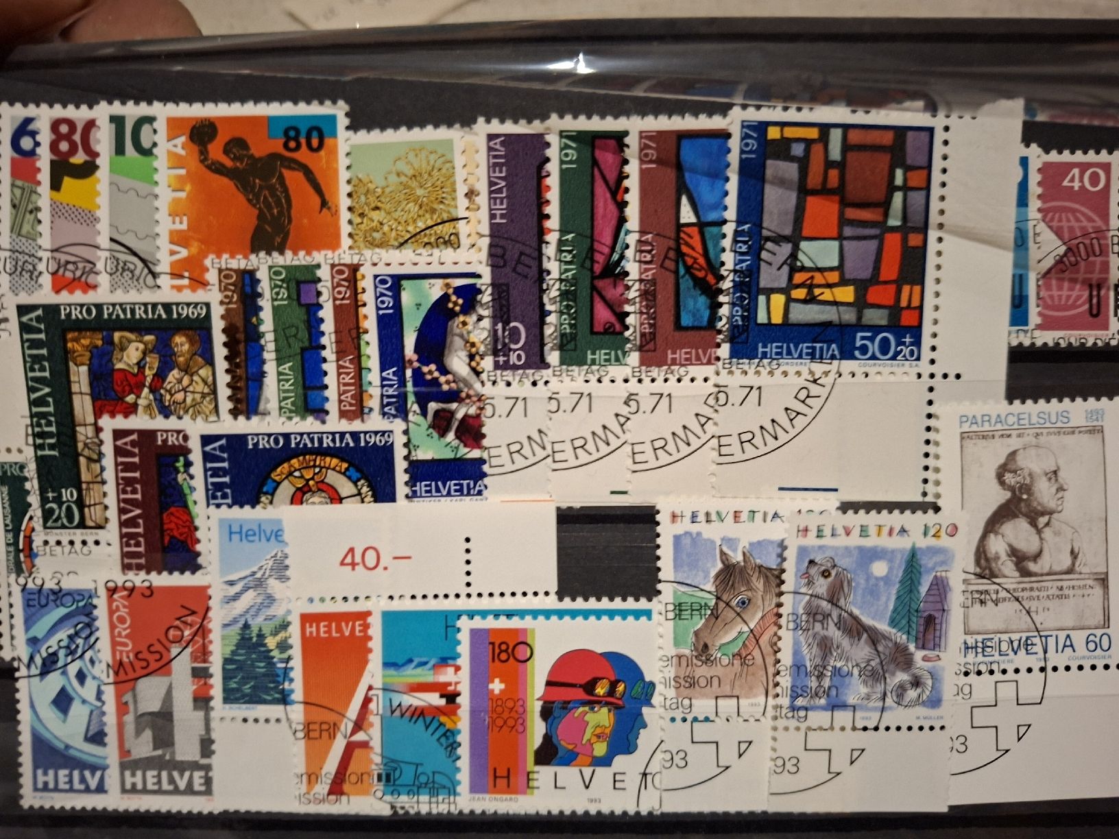 Alle Briefmarken: Werbemarken mit ET / PP div. – Gebraucht aus Balgach von SIMEON27