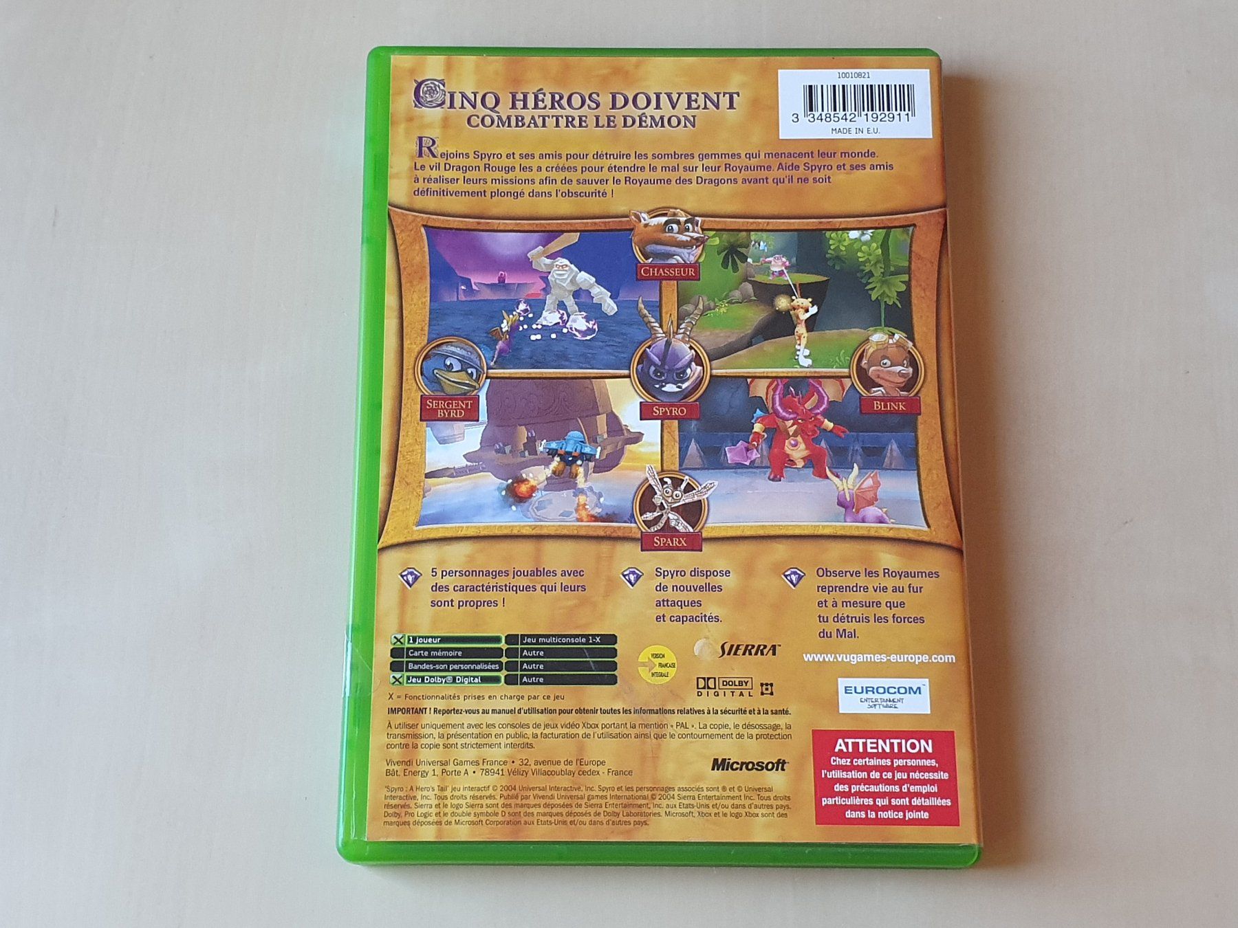Microsoft Giochi: Spyro a Hero's Tail FRA – Usato da Stansstad venduto da collectorsshop 1