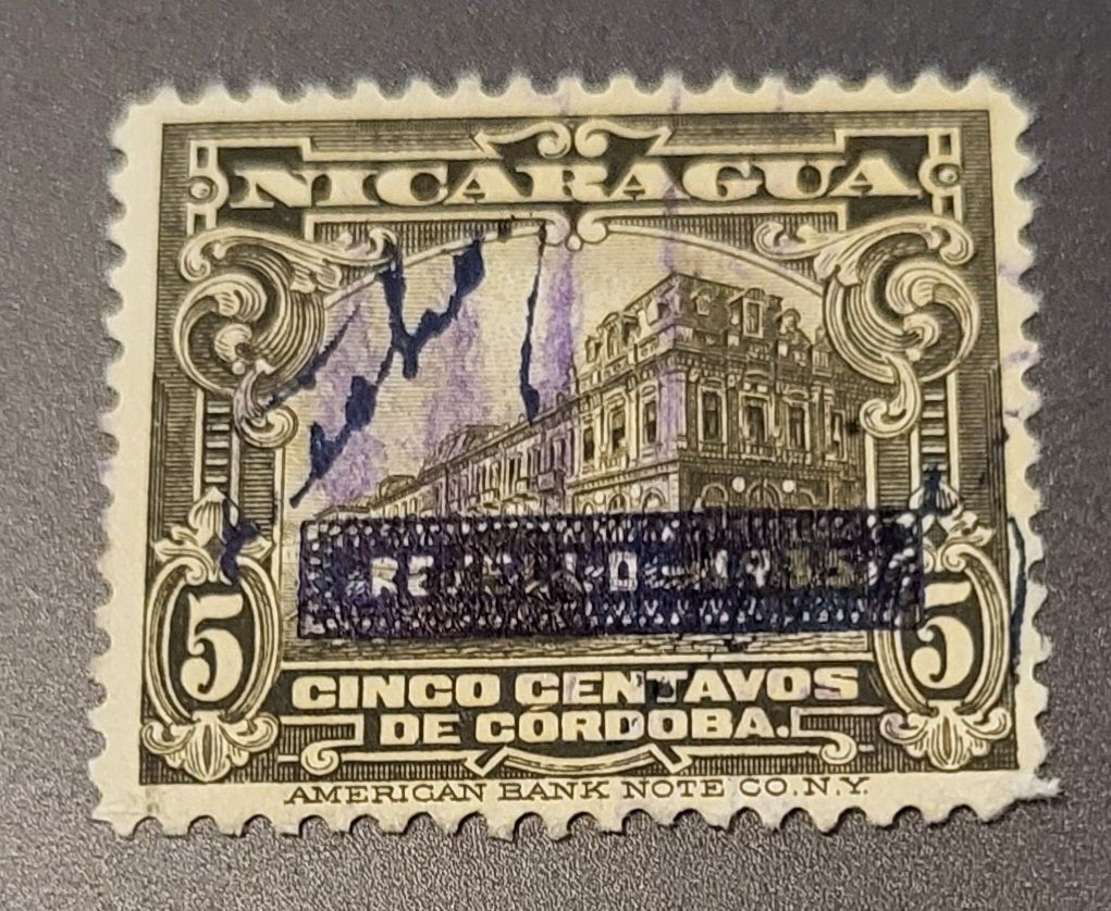 Tutti i francobolli: Nicaragua 1936 briefmarke – Usato da St Gallen venduto da Stampsalshobby