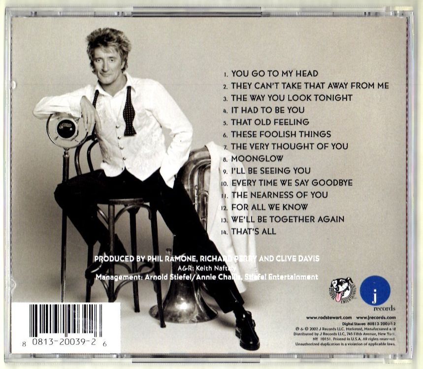 CD / Rod Stewart, the great american songbook | Kaufen auf Ricardo