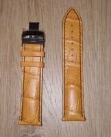 Bracelet montre Mido Multifort cuir orange NEUF 22-20mm