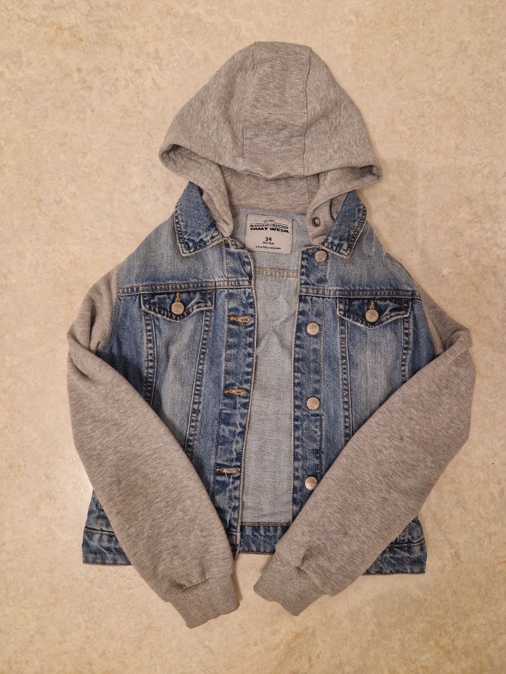 Tally Weijl Giacche: Jeansjacke mit Kapuze Gr. 34 – Nuovo (secondo la descrizione) da Frauenfeld venduto da Kimbeli