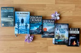 Tana French, Val McDermid, Deborah Crombie, Jake Woodhouse..