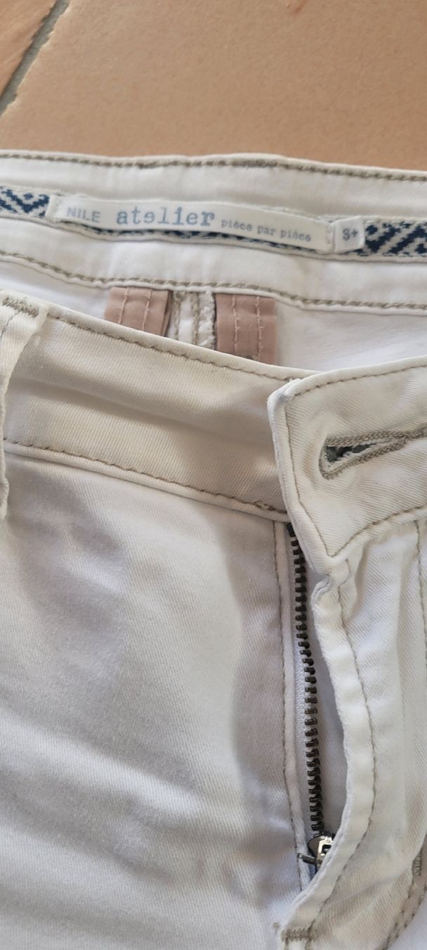 Nile Jeans: Nile jeans blanc cassé  S + stretch – Usato da Echallens venduto da frimousse2008 1