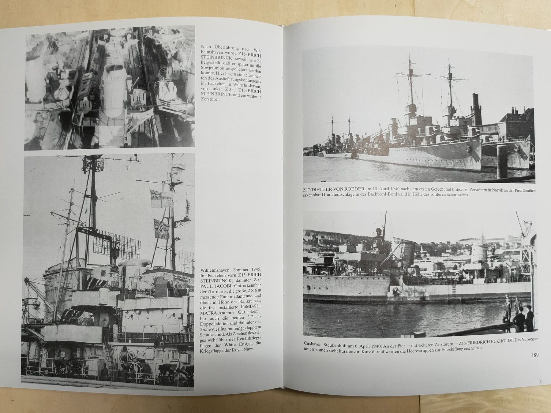 Libri: Kriegsmarine, Zerstörer, WW2, Kriegschiffe – Usato da Rorschacherberg venduto da J40070 2