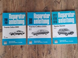 Toyota Celica & Starlet Reparaturanleitung Konvolut ab 19...