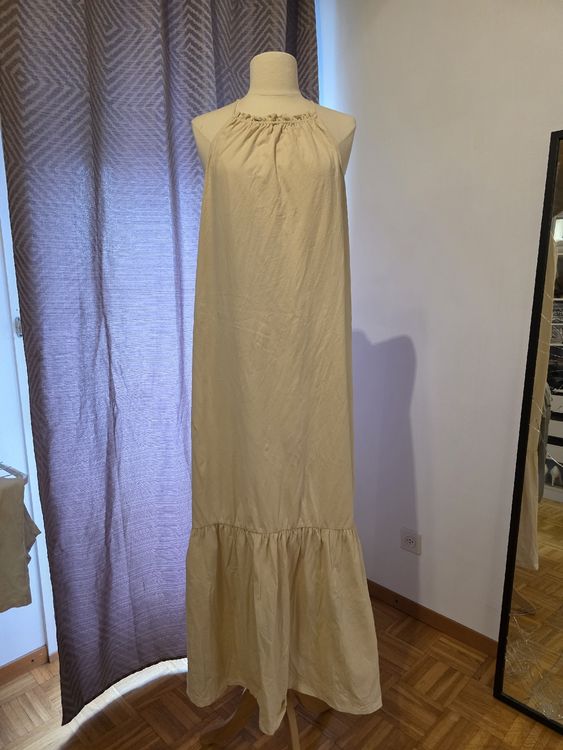 Robe Droite Femme Mango – Marine Et Noir, Taille M, Manches Courtes, état Très Bon