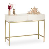 Konsolentisch Gold Weiss
