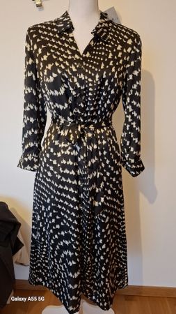 Robe chemise One Step noire et blanche taille 36 neuve