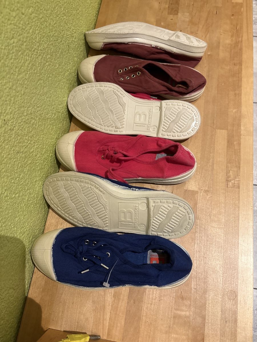 Scarpe da uomo: Pack tennis Bensimon neufs taille 34 – Nuovo (secondo la descrizione) da Düdingen venduto da Yellow 4