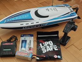 elektro Schnellboot mit Zubehör und Quittung 