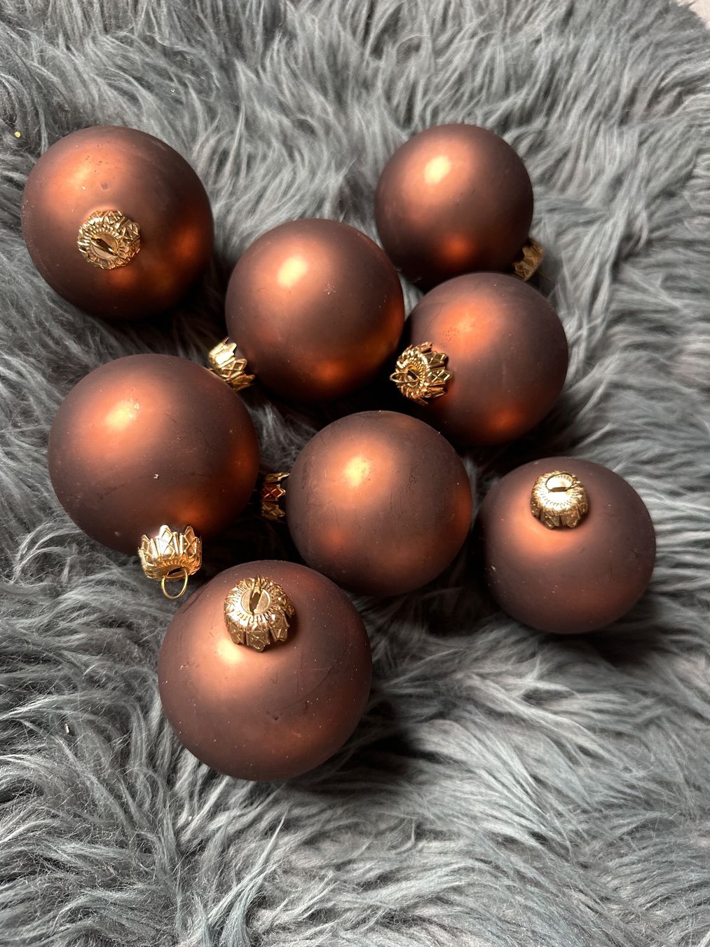 Tutte le decorazioni: Weihnachtskugeln, 8Stk. Braun, matt – Nuovo (secondo la descrizione) da Wangen SZ venduto da Jaay_Sky