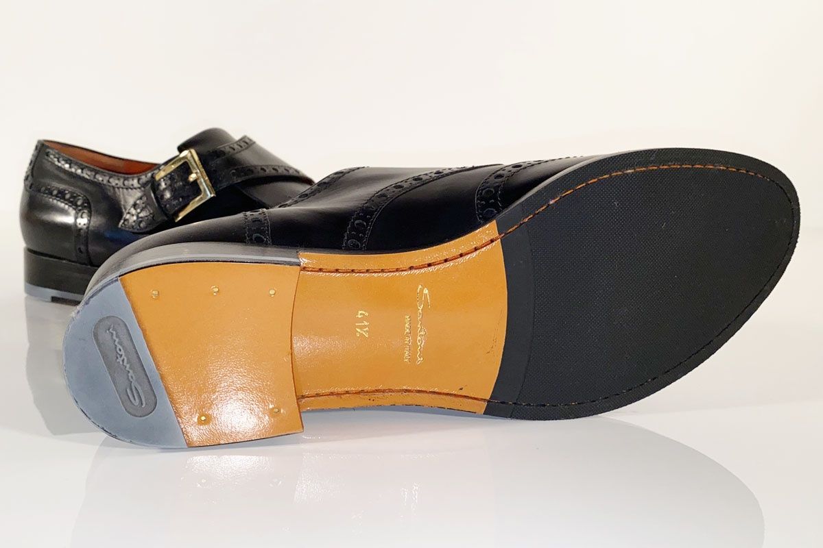 Santoni Scarpe da uomo: Santoni Mokassins Leder schwarz Gr.41.5 – Nuovo (secondo la descrizione) da Ballwil venduto da ClassicGallery 6