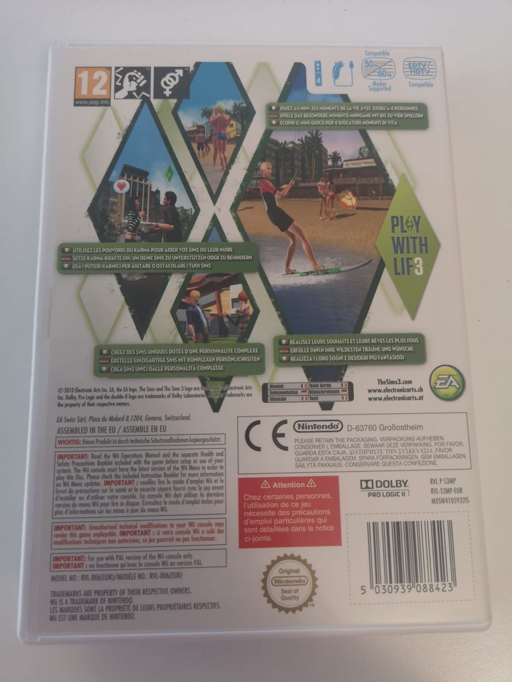 Nintendo Giochi: The Sims 3 (Wii) – Usato da Herisau venduto da Seyashop1 2