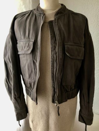 Other Stories Jeansjacke, Jacke, grau, Baumwolle M 38