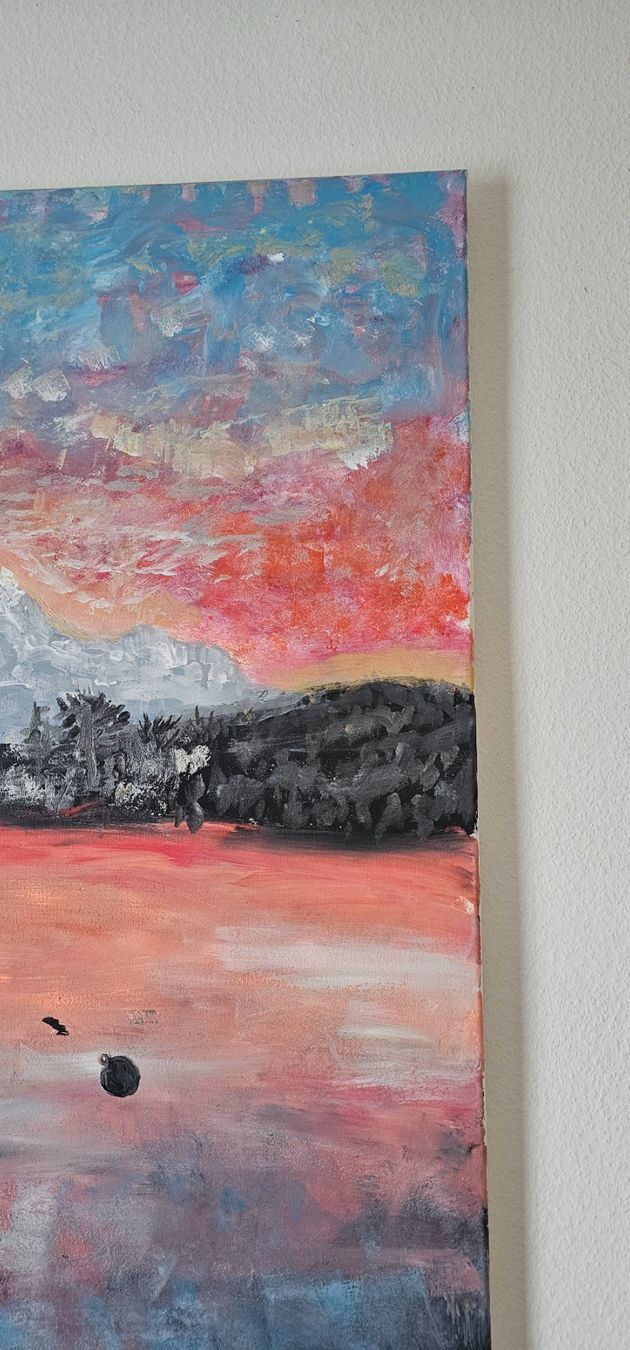 Dipinti: Original Gemälde "Pilatus" Abendröte – Nuovo (secondo la descrizione) da Küssnacht am Rigi venduto da Muerschel 3