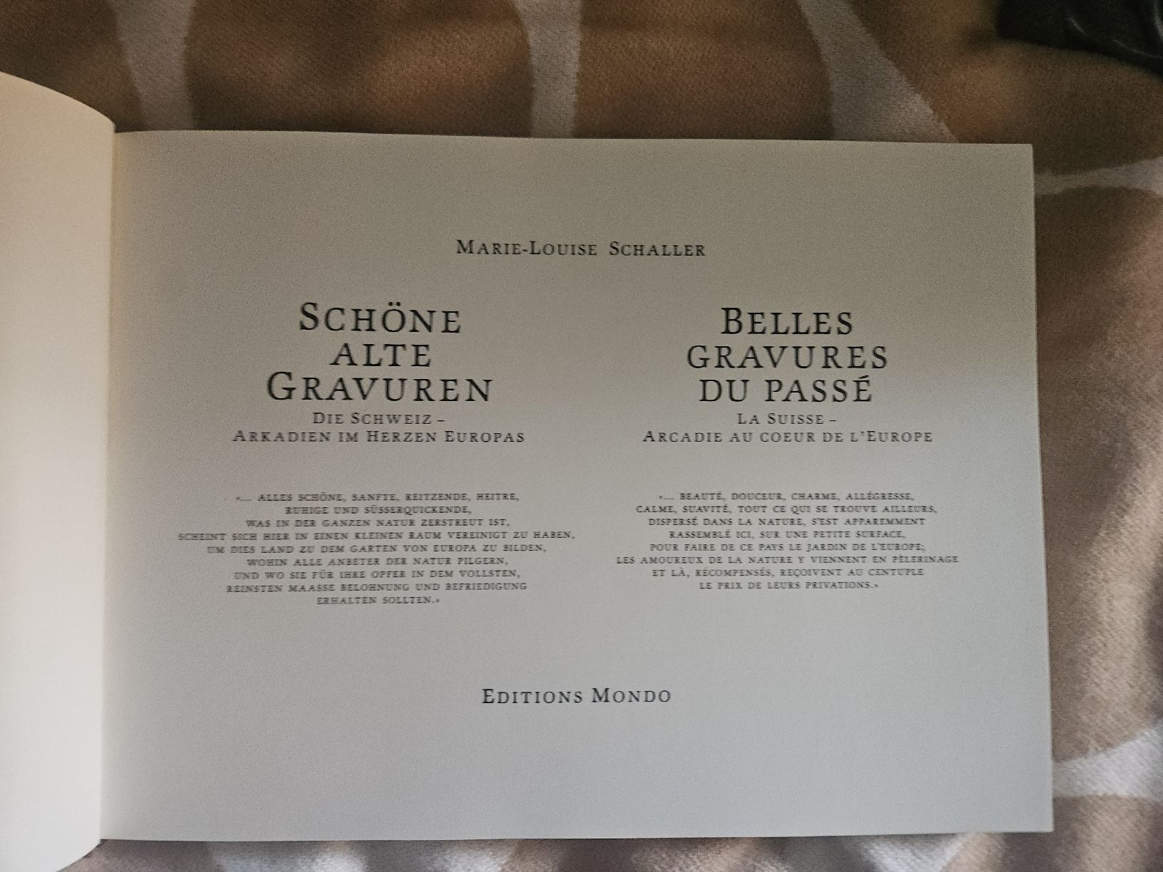 Livres: belles gravures du passé Mondo 1983 – D'occasion à Thônex par lacomtessedesfees 1