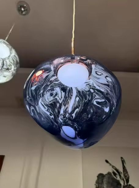 Lampadari & plafoniere: Hängelampe Lava Design, blau, top! – Usato da Bern venduto da Bellsjingle