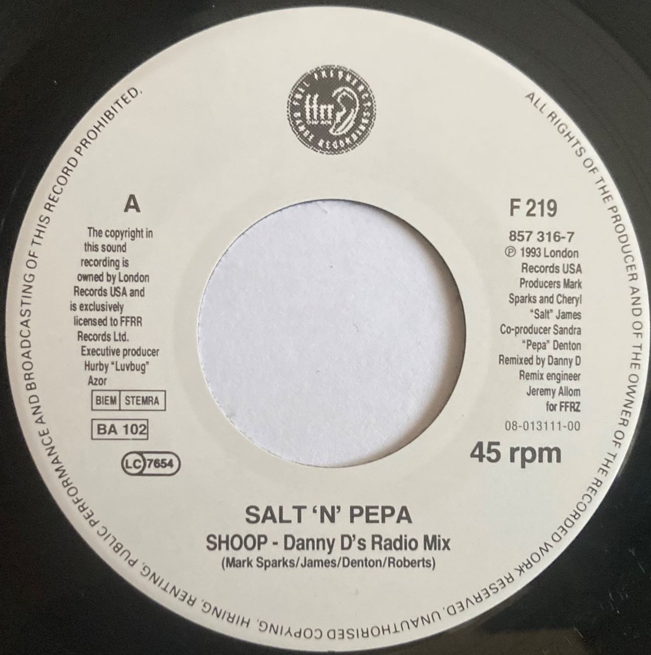 Schallplatten: SALT 'N' PEPA - SHOOP – Gebraucht aus Poliez-Pittet von Newtown-Records 2